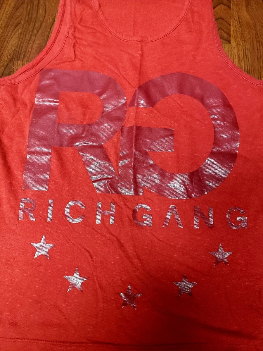 Rich Gang Red Sleeveless Size Medium | eBay