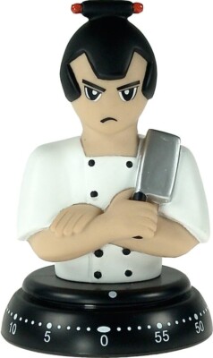 Großeinkauf Schnäppchen - 80 x Küchentimer Sushi Chef Angry Chef Eieruhr Bengt EK 