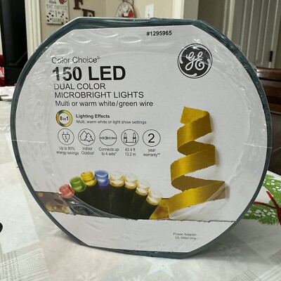 GE Color Choice 150 Ct 43.4-ft Multi-function Color Changing LED String Lights