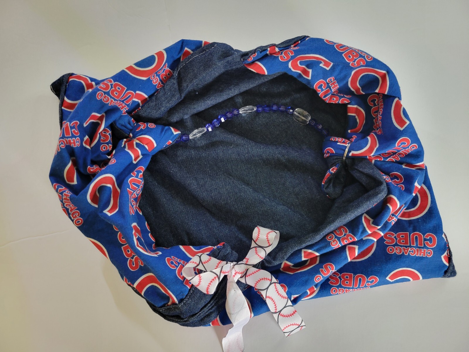 Chicago Cubs One of a Kind Handcrafted Baseball Hobo Bag for the True Cubs Fan eBay