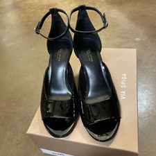 Via Spiga V-Jennie, Black Patent pump Size 7 MSRP 325