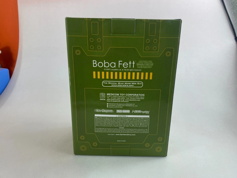 Boba Fett Star Wars 8" Vinyl Collectible Figure New NIB 2007 Medicom Sideshow - Image 2 of 2