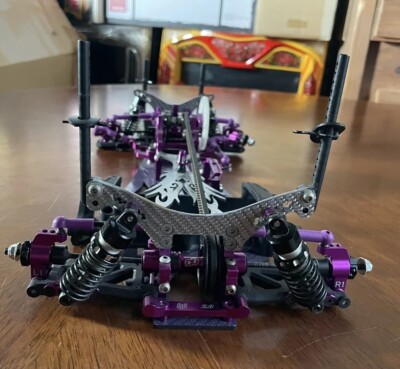 Very Cool RC Drift OD and HPI Overdose Purple Double chassis In