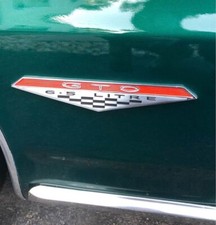 NEW 6.5 LITRE GTO Front Fender Emblem / For 1964-1968 6.5L Liter Badge USA-MADE