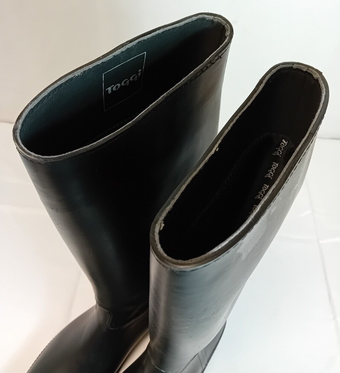 TOGGI Men's Size 11 Black Calgary Long Equestrian Rain Riding Boots eBay