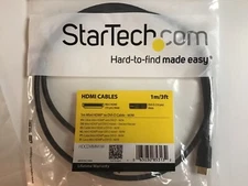 Mini HDMI to DVI-D Cable 19 Pin HDMI - StarTech HDCDVIMM1M 1m - #7AH009~