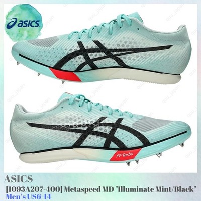 Asics Metaspeed MD Illuminate Mint Black 1093A207-400 Men's US6-14 NEW