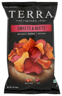 Vegetable Chips, Sweets & Beets, No Salt Added, 6 Oz. (Pack of 6)