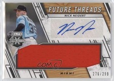2019 Elite Extra Edition Future Threads Signatures Black Nick Neidert Auto 0w8