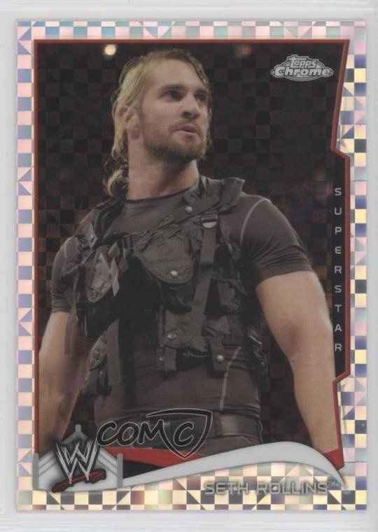 2014 Topps Chrome WWE X-Fractor Seth Rollins #46