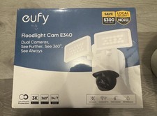 eufy Floodlight Cam E340 Outdoor Wi-Fi Security Camera