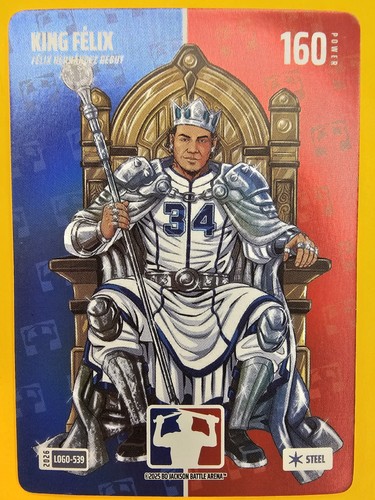 2026 Bo Jackson Battle Arena King Felix Logo Battlefoil steel