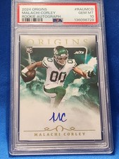 MALACHI CORLEY 2024 ORIGINS ROOKIE ON CARD AUTOGRAPH #RAUMCO PSA 10 POP 4!