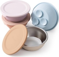 Baby Suct Bowls for Self-Feeding: 3 Strong Suct Bases
