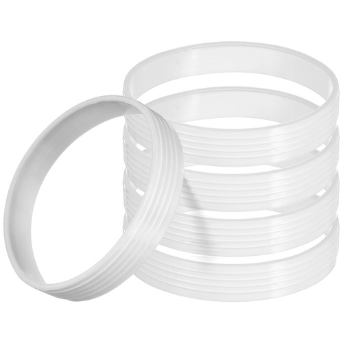 5 Pcs Hole Cup Ring Office Putting Green Protector White Protective Rings
