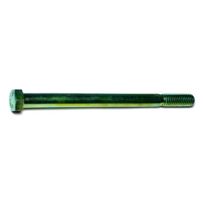 7/16''-14 x 6'' Green Rinsed Zinc Grade 5 Hex Cap Screws (40 pcs.)