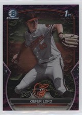 2023 Bowman Draft Chrome Fuchsia Lunar Refractor /199 Kiefer Lord #BDC-137 u6a