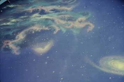 c1970's Ektachrome 35mm Slide Cosmic Nebula Spiral Galaxy Stars Astronomy