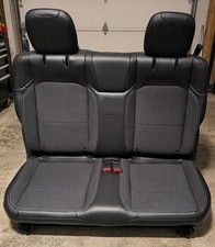 2018-2023 Jeep Wrangler Jl 2 Door Oem Rear Seat Back Seat Black Leather 2018-2023 Jeep Wrangler Jl 2 Door Oem Rear Seat Back Seat Black Leather