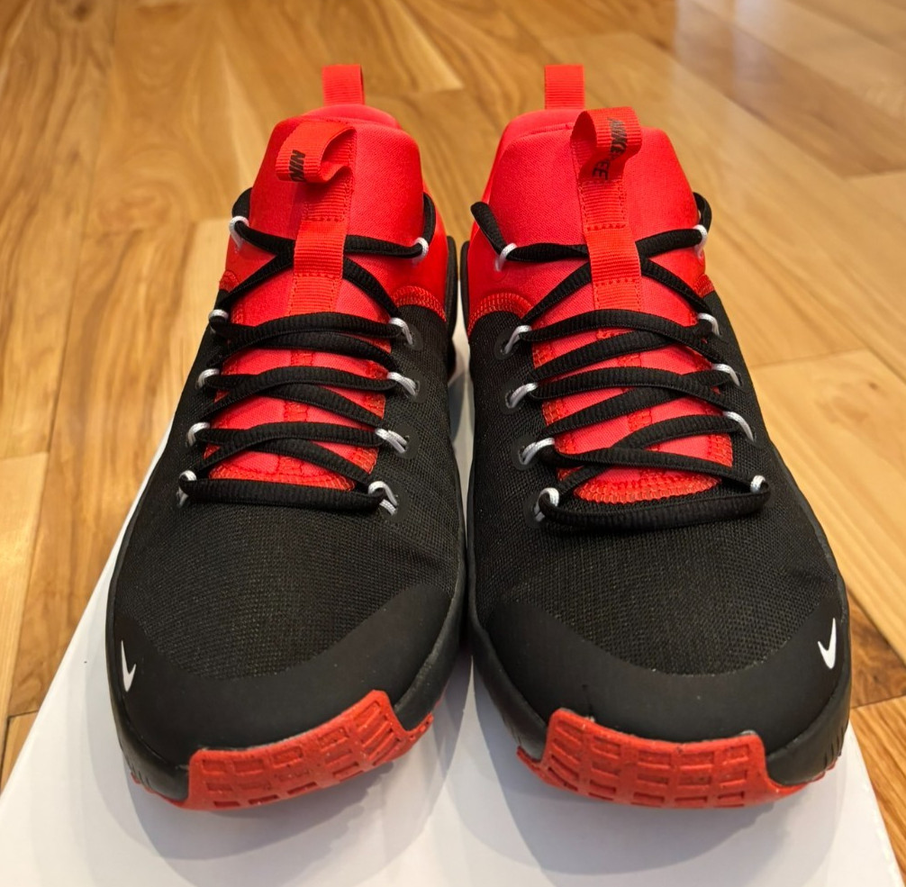 Nike By You Women's Free Metcon 6 Black Red White IM1373 900 Size 8.5 thumbnail 2