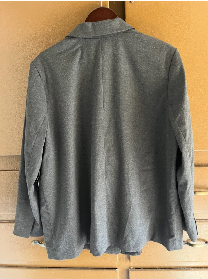 Nordstrom Signature Grey Singal Breast Blazer XXL NWT - Image 2 of 4