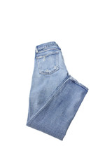 Moussy Women Boyfriend Mom Jeans Light Blue High Waist Size 26