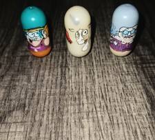 Vintage Mighty Beanz Lot Of 3 Glow In The Dark Unicorn Gran And Slamdunk Bean