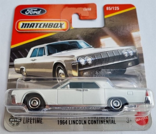 Matchbox - 1964 Lincoln Continental - Weiß - 85/125 - Mbx Showroom 2025 - JBR73-image