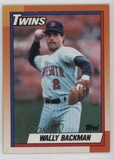 1990 Topps Wally Backman #218 0f3j