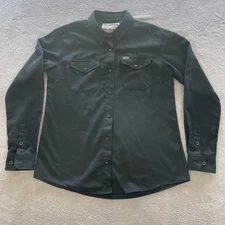 Dixxon Flannel Company The Outlaw 10yr Anniversary Black Pearl Snap Womans Large