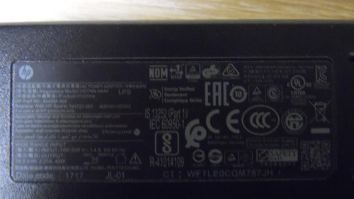 Laptop Netzteil AC/DC Adapter HP HSTNN-AA44 19.5V 2.31A