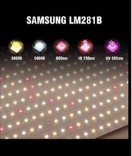 LED GROW BOARD 220 W Samsung 110 Watt 2er Pack light vollspektrum PflanzenLicht