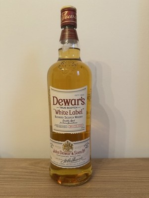 John Dewar & Son's Ltd White Label Scotch Whiskey, 40% vol. 1,0 L Flasche
