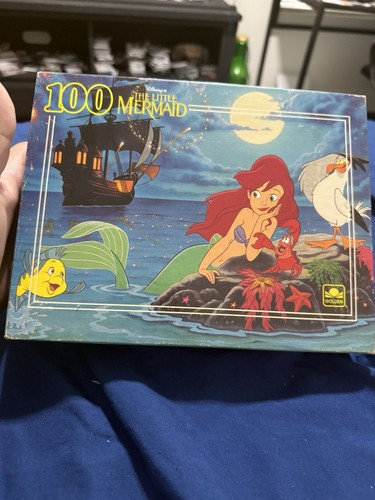 NEW Vintage Golden 100 pc Puzzle Disney The Little Mermaid