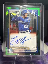 2024 Bowman Erick Torres Chrome Auto Refractor Green Lava 1st /99