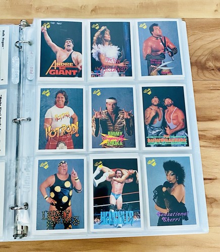 1990 WWF Classic Wrestling Complete Card & Sticker Set w/ Extras – RARE – MINT - Imagen 2 de 17
