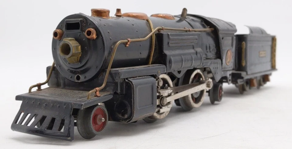 Lionel 259E Vintage O Prewar 2-4-2 Streamlined Steam Locomotive & Tender - Image 4 of 4