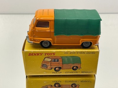 DINKY TOYS 563 RENAULT ESTAFETTE PICK-UP -ORANGE 1:43- VERY GOOD IN BOX - 80