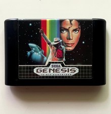 MINT  Vtg 1990 SEGA GENESIS Michael Jackson MOONWALKER Genuine OEM Game Only OG