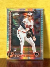 2025 Topps Chrome - Cade Povich #140 Prism Refractor (RC)