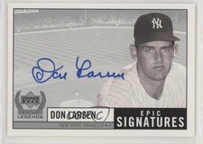 1999 Upper Deck Century Legends Epic Signatures Don Larsen #DL Auto 1q7