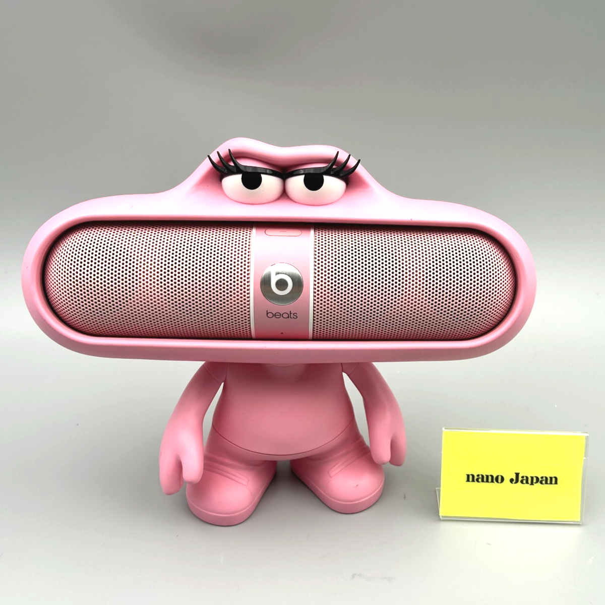 Beats Pill 2.0 Bluetooth Speaker Pink Character Stand Dude