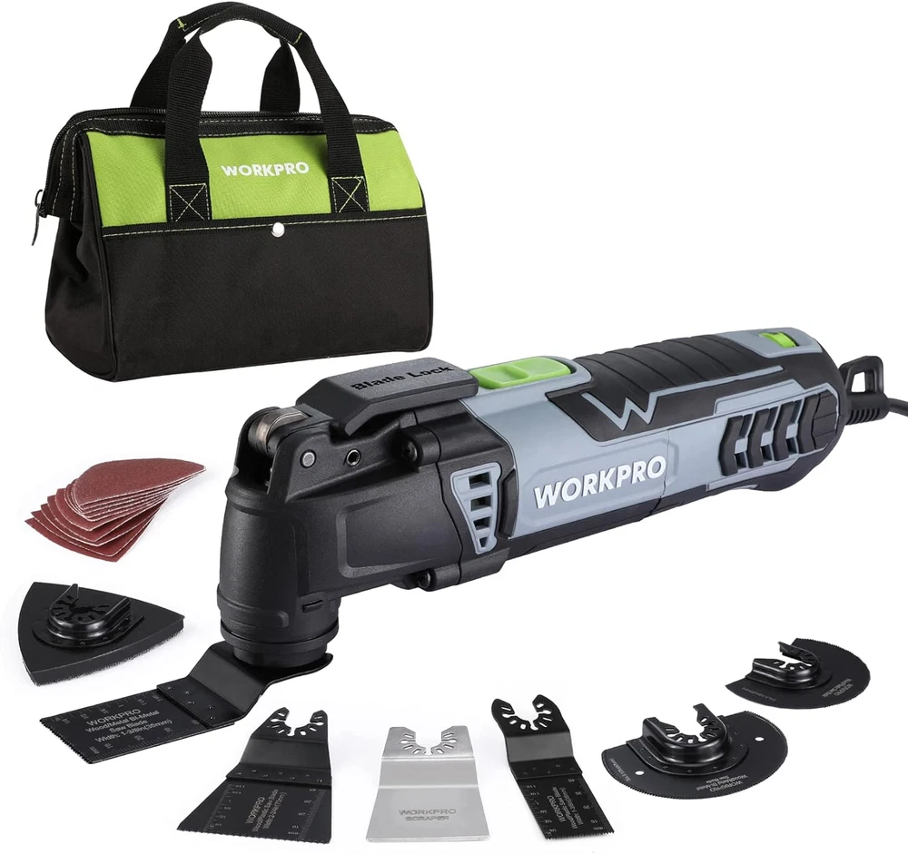 3.0 Amp Corded Oscillating Multi-Tool Kit with Quick-Lock Blade System
