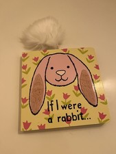 JELLYCAT IF I WERE A RABBIT SMALL SENSORY HARDBACK BOOK