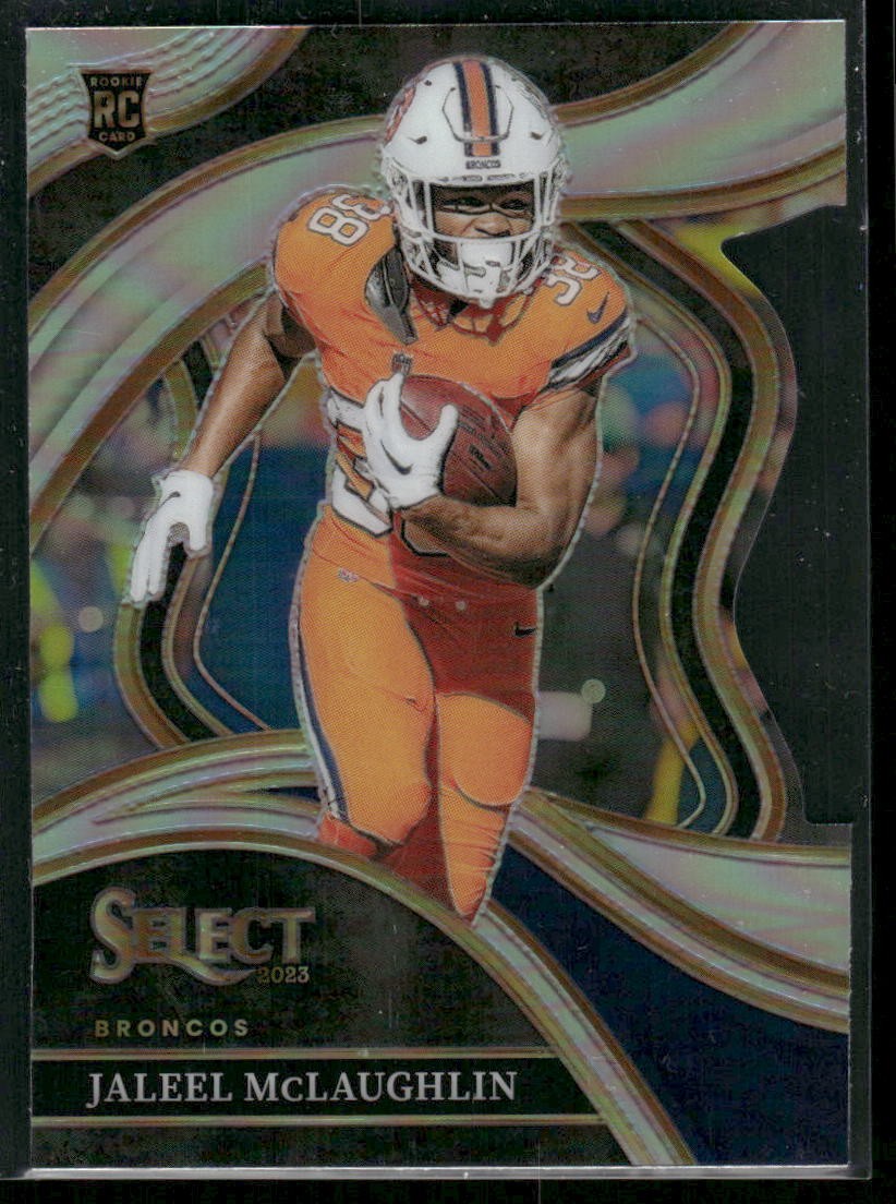 2023 Panini Select #265 Jaleel McLaughlin Silver Prizms