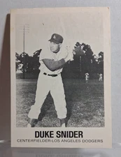 1977 TCMA Renata Galasso - Duke Snider #24 Los Angeles Dodgers