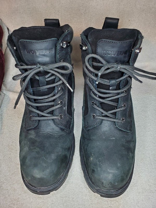 Wolverine Steel Toe Work Boots Men's Size 10 Water Proof ASTM F2413-18