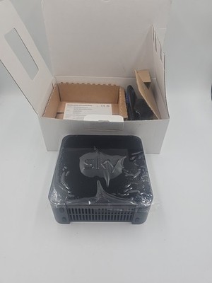 Sky Hub SR-102 WLAN WLAN Breitband Internet Modem Router schwarz + Stromkabel
