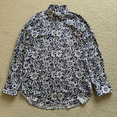Etro Paisley Button Front Shirt | Men's 41