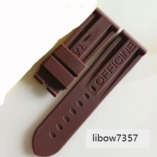 Premium Silicone Sports Waterproof Watch Band Straps Mens for Panerai 22 24 26mm